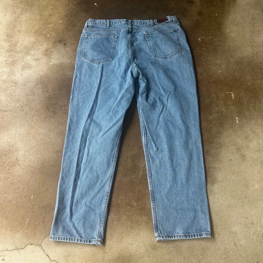 L.L. Bean Jeans Mens 40x32 Blue Vintage Natural Fit Straight Leg Denim 104731 - Picture 2 of 5